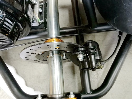 Hydraulic Rear Disc Brake Caliper System+Pad Drift Trike Go kart Buggy lever