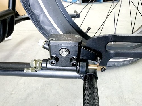 Hydraulic Rear Disc Brake Caliper System+Pad Drift Trike Go kart Buggy lever