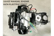 125cc 4 Stroke Manual Clutch Gear Engine Motor Electric Kick Start Dirt Pit Bike