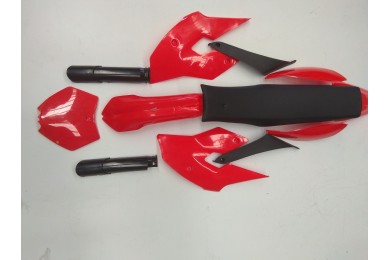 Red Plastics Guard Fairing Fender Kit & seat for 49cc PIT PRO Dirt Bike Red Plastics Guard Fairing Fender Kit & seat for 49cc PIT PRO Dirt Bike