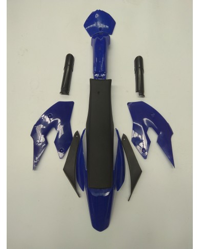 Blue Plastics Guard Fairing Fender Kit & seat for 49cc PIT PRO Dirt Bike