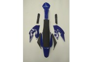 Blue Plastics Guard Fairing Fender Kit & seat for 49cc PIT PRO Dirt Bike