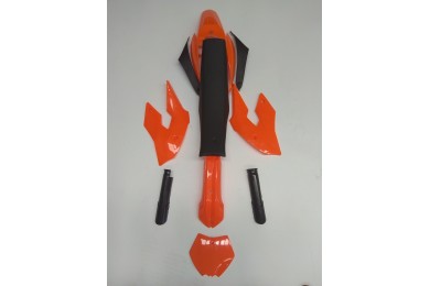 Orange Plastics Guard Fairing Fender Kit & seat for 49cc PIT PRO Dirt Bike Orange Plastics Guard Fairing Fender Kit & seat for 49cc PIT PRO Dirt Bike