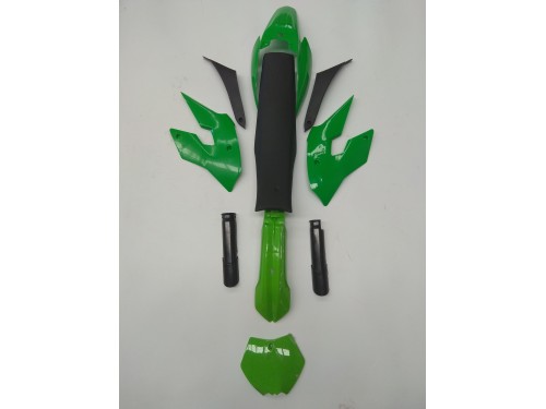 Green Plastics Guard Fairing Fender Kit & seat for 49cc PIT PRO Dirt Bike Green Plastics Guard Fairing Fender Kit & seat for 49cc PIT PRO Dirt Bike