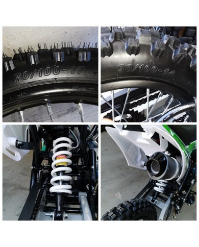 125CC DIRT BIKE PIT MOTOR TRAIL MOTOCROSS DINGO PRO ELECTRIC START 14/17 BIG WHEEL GREEN 125CC DIRT BIKE PIT MOTOR TRAIL MOTOCROSS DINGO PRO ELECTRIC START 14/17 BIG WHEEL GREEN