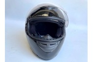 BLACK HELMET ADULT FULL FACE MOTORCYCLE HELMET RACING ROAD AUSTRALIAN STANDARD
