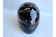 BLACK HELMET ADULT FULL FACE MOTORCYCLE HELMET RACING ROAD AUSTRALIAN STANDARD
