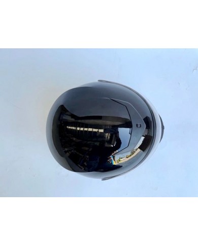 BLACK HELMET ADULT FULL FACE MOTORCYCLE HELMET RACING ROAD AUSTRALIAN STANDARD