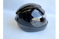 BLACK HELMET ADULT FULL FACE MOTORCYCLE HELMET RACING ROAD AUSTRALIAN STANDARD