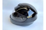 BLACK HELMET ADULT FULL FACE MOTORCYCLE HELMET RACING ROAD AUSTRALIAN STANDARD