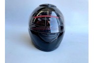 BLACK HELMET ADULT FULL FACE MOTORCYCLE HELMET RACING ROAD AUSTRALIAN STANDARD