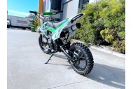 110cc Dirt Bike Trail Pit Bike Motor Electric Start Semi Auto Junior Bike Kid Green