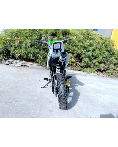 110cc Dirt Bike Trail Pit Bike Motor Electric Start Semi Auto Junior Bike Kid Green 110cc Dirt Bike Trail Pit Bike Motor Electric Start Semi Auto Junior Bike Kid Green