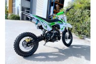 110cc Dirt Bike Trail Pit Bike Motor Electric Start Semi Auto Junior Bike Kid Green