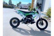 110cc Dirt Bike Trail Pit Bike Motor Electric Start Semi Auto Junior Bike Kid Green
