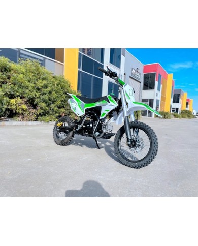110cc Dirt Bike Trail Pit Bike Motor Electric Start Semi Auto Junior Bike Kid Green 110cc Dirt Bike Trail Pit Bike Motor Electric Start Semi Auto Junior Bike Kid Green