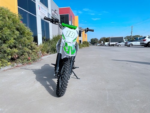 110cc Dirt Bike Trail Pit Bike Motor Electric Start Semi Auto Junior Bike Kid Green