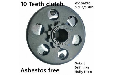 CENTRIFUGAL 6.5HP CLUTCH WITH SPROCKET FOR GX160/200 5.5HP 6.5HP GOKART TRIKE