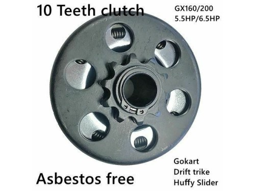 CENTRIFUGAL 6.5HP CLUTCH WITH SPROCKET FOR GX160/200 5.5HP 6.5HP GOKART TRIKE