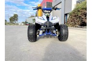 125CC ATV Quad Sport Dirt Bike 4 Wheel Buggy Go kart Rear Rack Semi Auto 1+1 BLUE