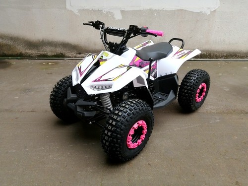 125CC ATV Quad Sport Dirt Bike 4 Wheel Buggy Go kart Rear Rack Semi Auto 1+1 PINK