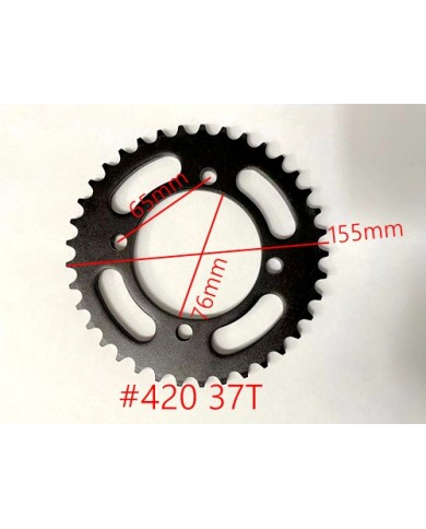 37 Teeth 420 Rear Back Chain Sprocket Cog TRAIL QUAD DIRT BIKE ATV Buggy Gokart 37 Teeth 420 Rear Back Chain Sprocket Cog TRAIL QUAD DIRT BIKE ATV Buggy Gokart