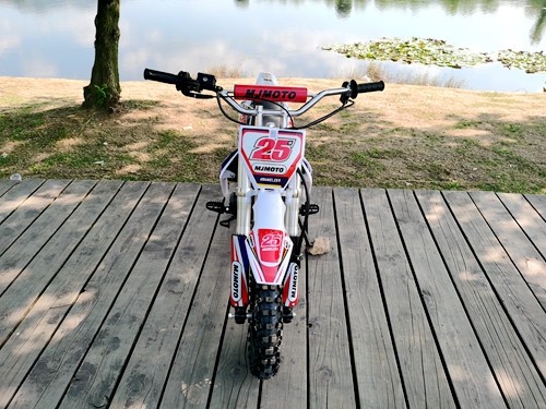 70cc Dirt Bike Trail Pit Bike Motor Electric Start Manual Junior Bike Kid Orange