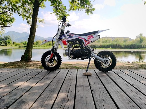 70cc Dirt Bike Trail Pit Bike Motor Electric Start Manual Junior Bike Kid Orange