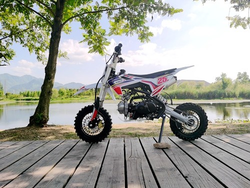 70cc Dirt Bike Trail Pit Bike Motor Electric Start Manual Junior Bike Kid Orange