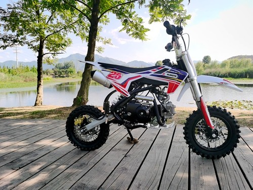 70cc Dirt Bike Trail Pit Bike Motor Electric Start Manual Junior Bike Kid Orange