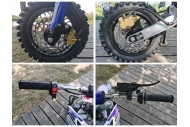 70cc Dirt Bike Trail Pit Bike Motor Electric Start Auto STINGRAY Junior Bike Kid Blue