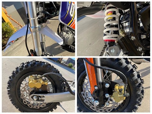 70cc Dirt Bike Trail Pit Bike Motor Electric Start Auto STINGRAY Junior Bike Kid Blue