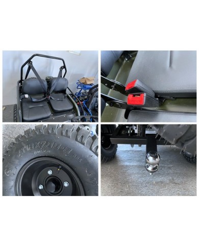 150cc Mini Willy Jeep Replica 2WD Semi Auto Golf Cart Twin Seat Kids Adults 150cc Mini Willy Jeep Replica 2WD Semi Auto Golf Cart Twin Seat Kids Adults