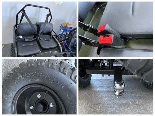 150cc Mini Willy Jeep Replica 2WD Semi Auto Golf Cart Twin Seat Kids Adults 150cc Mini Willy Jeep Replica 2WD Semi Auto Golf Cart Twin Seat Kids Adults