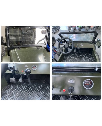 150cc Mini Willy Jeep Replica 2WD Semi Auto Golf Cart Twin Seat Kids Adults 150cc Mini Willy Jeep Replica 2WD Semi Auto Golf Cart Twin Seat Kids Adults