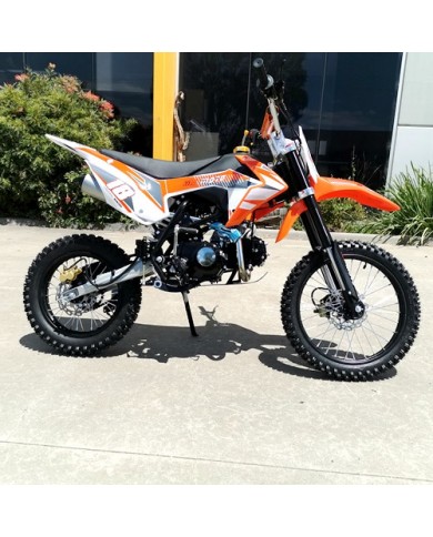 125CC PIT MOTOR DIRT BIKE TRAIL MOTOCROSS PRO KICK START 14/17 BIG WHEEL ORANGE 125CC PIT MOTOR DIRT BIKE TRAIL MOTOCROSS PRO KICK START 14/17 BIG WHEEL ORANGE