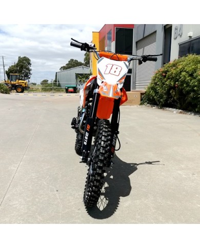 125CC PIT MOTOR DIRT BIKE TRAIL MOTOCROSS PRO KICK START 14/17 BIG WHEEL ORANGE 125CC PIT MOTOR DIRT BIKE TRAIL MOTOCROSS PRO KICK START 14/17 BIG WHEEL ORANGE