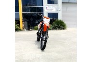 125CC PIT MOTOR DIRT BIKE TRAIL MOTOCROSS PRO KICK START 14/17 BIG WHEEL ORANGE