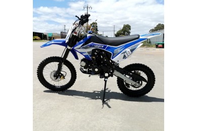 125CC PIT MOTOR DIRT BIKE TRAIL MOTOCROSS PRO KICK START 14/17 BIG WHEEL BLUE 125CC PIT MOTOR DIRT BIKE TRAIL MOTOCROSS PRO KICK START 14/17 BIG WHEEL BLUE