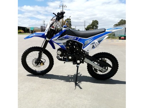 125CC PIT MOTOR DIRT BIKE TRAIL MOTOCROSS PRO KICK START 14/17 BIG WHEEL BLUE 125CC PIT MOTOR DIRT BIKE TRAIL MOTOCROSS PRO KICK START 14/17 BIG WHEEL BLUE