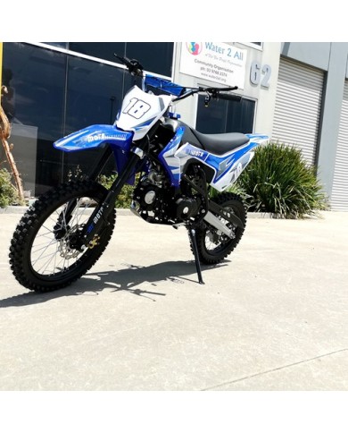 125CC PIT MOTOR DIRT BIKE TRAIL MOTOCROSS PRO KICK START 14/17 BIG WHEEL BLUE 125CC PIT MOTOR DIRT BIKE TRAIL MOTOCROSS PRO KICK START 14/17 BIG WHEEL BLUE
