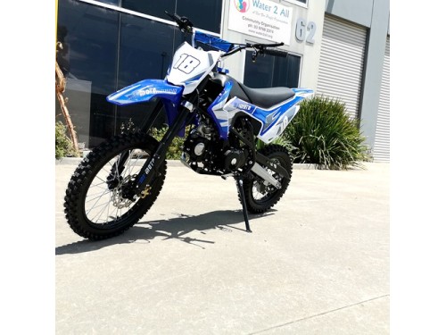 125CC PIT MOTOR DIRT BIKE TRAIL MOTOCROSS PRO KICK START 14/17 BIG WHEEL BLUE 125CC PIT MOTOR DIRT BIKE TRAIL MOTOCROSS PRO KICK START 14/17 BIG WHEEL BLUE