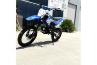 125CC PIT MOTOR DIRT BIKE TRAIL MOTOCROSS PRO KICK START 14/17 BIG WHEEL BLUE 125CC PIT MOTOR DIRT BIKE TRAIL MOTOCROSS PRO KICK START 14/17 BIG WHEEL BLUE