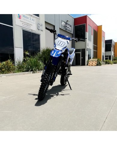 125CC PIT MOTOR DIRT BIKE TRAIL MOTOCROSS PRO KICK START 14/17 BIG WHEEL BLUE 125CC PIT MOTOR DIRT BIKE TRAIL MOTOCROSS PRO KICK START 14/17 BIG WHEEL BLUE