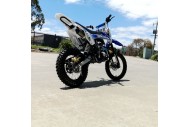 125CC PIT MOTOR DIRT BIKE TRAIL MOTOCROSS PRO KICK START 14/17 BIG WHEEL BLUE 125CC PIT MOTOR DIRT BIKE TRAIL MOTOCROSS PRO KICK START 14/17 BIG WHEEL BLUE