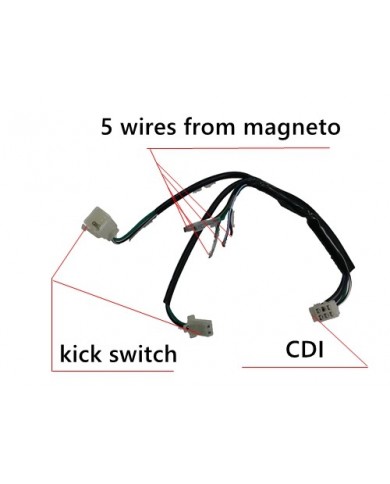 Electric Start Wiring Harness Loom 50cc 110cc 125cc QUAD DIRT BIKE ATV