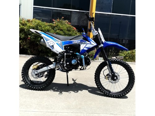 125CC PIT MOTOR DIRT BIKE TRAIL MOTOCROSS PRO KICK START 14/17 BIG WHEEL BLUE 125CC PIT MOTOR DIRT BIKE TRAIL MOTOCROSS PRO KICK START 14/17 BIG WHEEL BLUE