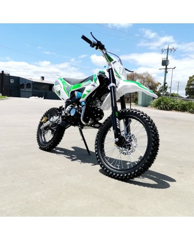 125CC DIRT BIKE PIT MOTOR TRAIL MOTOCROSS DINGO PRO ELECTRIC START 14/17 BIG WHEEL GREEN 125CC DIRT BIKE PIT MOTOR TRAIL MOTOCROSS DINGO PRO ELECTRIC START 14/17 BIG WHEEL GREEN