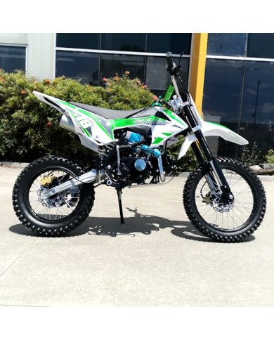 125CC DIRT BIKE PIT MOTOR TRAIL MOTOCROSS DINGO PRO ELECTRIC START 14/17 BIG WHEEL GREEN 125CC DIRT BIKE PIT MOTOR TRAIL MOTOCROSS DINGO PRO ELECTRIC START 14/17 BIG WHEEL GREEN