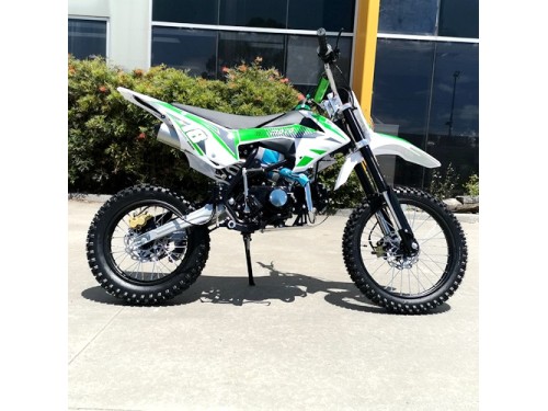 125CC DIRT BIKE PIT MOTOR TRAIL MOTOCROSS DINGO PRO ELECTRIC START 14/17 BIG WHEEL GREEN